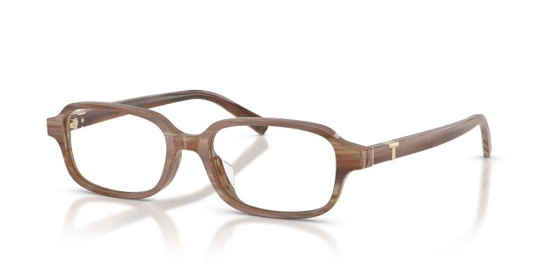 กรอบแว่นสายตา Tiffany & Co TF2307D-8435 Striped Topaz แว่นสายตา Tiffany & Co TF2307D-8435 มุมเฉียง สีบุษราคัมลายเส้น สำหรับผู้หญิง