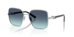 แว่นกันแดด Tiffany & Co TF3122-60019S มุมเฉียง สีเงิน สำหรับผู้หญิง