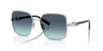 แว่นกันแดด Tiffany & Co TF3122-60019S มุมเฉียง สีเงิน สำหรับผู้หญิง
