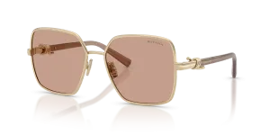 แว่นกันแดด Tiffany & Co TF3122-602173 มุมเฉียง สีทองอ่อน สำหรับผู้หญิง