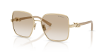 แว่นกันแดด Tiffany & Co TF3122-623911 มุมเฉียง สีทองอ่อน สำหรับผู้หญิง