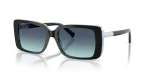 แว่นกันแดด Tiffany & Co TF4249F-80559S Black On Tiffany Blue Azure Gradient Tiffany & Co TF4249F-80559S 80559S แว่นกันแดดสีดำสลับฟ้าทิฟฟานี่ ผู้หญิง