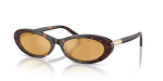 แว่นกันแดด Tiffany & Co TF4250-801574 Havana Light Orange Mirror Silver Tiffany & Co TF4250-801574 801574 มุมเอียง 3/4