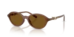 แว่นกันแดด Tiffany & Co TF4266U-847183 Transparent Honey Dark Brown Polarized แว่นกันแดด Tiffany & Co TF4266U-847183 มุมเฉียง สีน้ำผึ้งโปร่งใส สำหรับผู้หญิง
