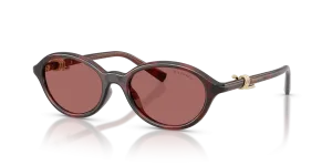 แว่นกันแดด Tiffany & Co TF4266U-847269 มุมเฉียง สี Ruby Havana สำหรับผู้หญิง