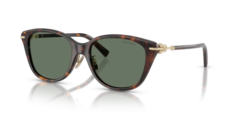 แว่นกันแดด Tiffany & Co TF4267F-80153H มุมเฉียง สีฮาวานา สำหรับผู้หญิง