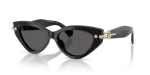 แว่นกันแดด Tiffany & Co TF4268U-8001S4 Black Dark Grey แว่นกันแดด Tiffany & Co TF4268U-8001S4 มุมเฉียง สีดำ สำหรับผู้หญิง