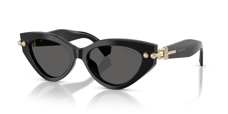 แว่นกันแดด Tiffany & Co TF4268U-8001S4 มุมเฉียง สีดำ สำหรับผู้หญิง