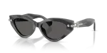 แว่นกันแดด Tiffany & Co TF4268U-8474S4 Black Horn Dark Grey แว่นกันแดด Tiffany & Co TF4268U-8474S4 มุมเฉียง สี Black Horn สำหรับผู้หญิง