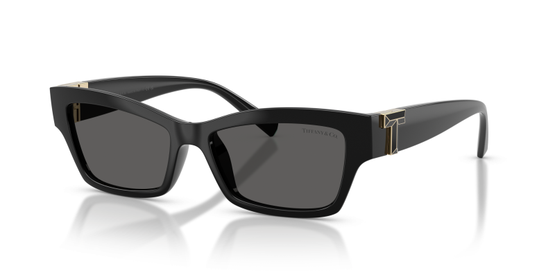 แว่นกันแดด Tiffany & Co TF4269U-8001S4 Black Dark Grey แว่นกันแดด Tiffany & Co TF4269U-8001S4 มุมเฉียง สีดำ สำหรับผู้หญิง