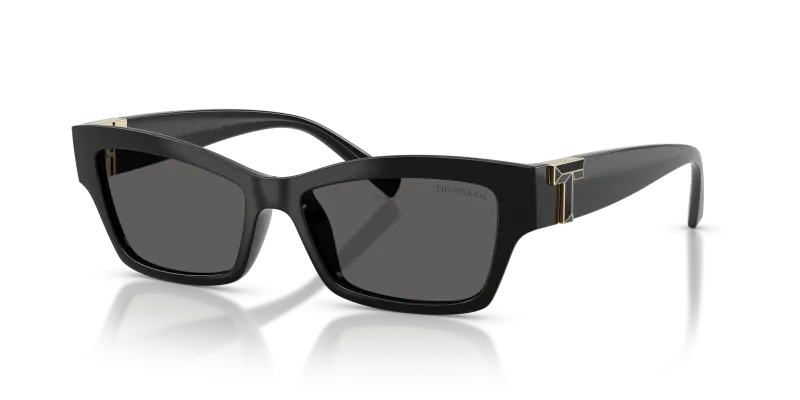 แว่นกันแดด Tiffany & Co TF4269U-8001S4 Black Dark Grey แว่นกันแดด Tiffany & Co TF4269U-8001S4 มุมเฉียง สีดำ สำหรับผู้หญิง