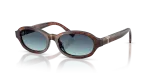 แว่นกันแดด Tiffany & Co TF4270U-84219S มุมเฉียง สีฮาวานาน้ำตาลด่าง สำหรับผู้หญิง