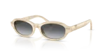 แว่นกันแดด Tiffany & Co TF4270U-8431T3 Striped Ivory Gradient Grey Polarized แว่นกันแดด Tiffany & Co TF4270U-8431T3 มุมเฉียง สีงาช้างแถบ สำหรับผู้หญิง
