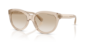 แว่นกันแดด Tiffany & Co TF4271F-844511 มุมเฉียง สี Crystal Beige สำหรับผู้หญิง
