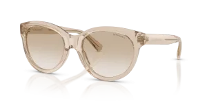 แว่นกันแดด Tiffany & Co TF4271F-844511 มุมเฉียง สี Crystal Beige สำหรับผู้หญิง