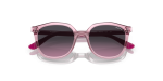 แว่นกันแดด Vogue VJ2016-278090 Transparent Purple Grey Gradient Vogue VJ2016 278090 close-up ด้านหน้า