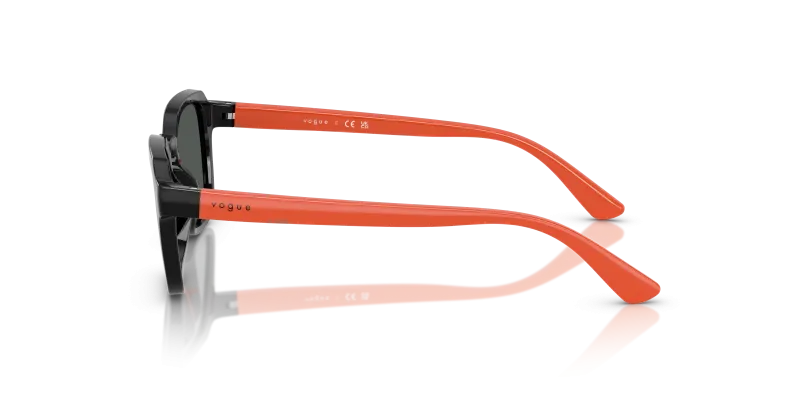 แว่นกันแดด Vogue VJ2025 W44/87 มุมข้าง ขาแว่นสี Full Orange
