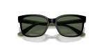 แว่นกันแดด Vogue VJ2027 W44/71 Black Dark Green Vogue VJ2027 W44/71 close-up ด้านหน้า