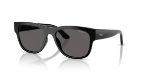 Vogue VJ2030 W44/87 แว่นกันแดดเด็กทรงหมอนสี่เหลี่ยมสีดำเลนส์สโมคดำ สำหรับเด็ก