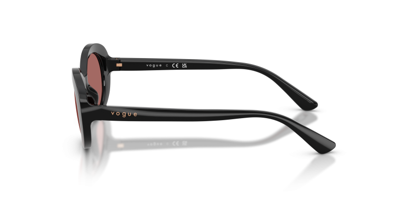 แว่นกันแดด Vogue VJ2032 W44/69 มุมข้าง ทรงวงรีบานพับยืดหยุ่น