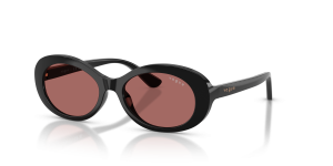 Vogue VJ2032 W44/69 แว่นกันแดดเด็กสีดำเลนส์ม่วงเข้ม หญิง