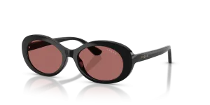 Vogue VJ2032 W44/69 แว่นกันแดดเด็กสีดำเลนส์ม่วงเข้ม หญิง