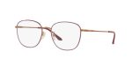 กรอบแว่นสายตา Vogue VO4124D-5089 Top Bordeaux Matte Rose Gold Vogue VO4124D 5089 close-up ด้านหน้า