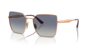 Vogue VO4284S 51524L แว่นกันแดดโรสโกลด์ สำหรับผู้หญิง