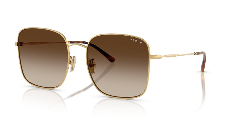 Vogue VO4327SD 280/13 แว่นกันแดดสีทองเลนส์ไล่ระดับน้ำตาล สำหรับผู้หญิง