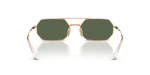 แว่นกันแดด Vogue VO4329S-51529A Rose Gold Dark Green Polarized Vogue VO4329S 51529A ขาแว่นด้านใน