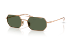 แว่นกันแดด Vogue VO4329S-51529A Rose Gold Dark Green Polarized Vogue VO4329S 51529A แว่นกันแดดโพลาไรซ์โรสโกลด์ สำหรับผู้หญิง