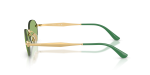 แว่นกันแดด Vogue VO4342S 280/2 Gold Green แว่นกันแดด Vogue VO4342S 280/2 มุมข้าง กรอบไม่มีขอบขัดเงา