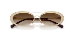 แว่นกันแดด Vogue VO4348SB 848/13 Pale Gold Gradient Brown Vogue VO4348SB 848/13 close-up ด้านหน้า