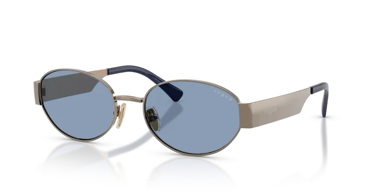 Vogue VO4362S 513872 แว่นกันแดดสีน้ำตาลอ่อนเลนส์น้ำเงิน ผู้หญิง