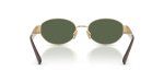 แว่นกันแดด Vogue VO4362S-848/9A Pale Gold Dark Green Polarized แว่นกันแดด Vogue VO4362S 848/9A ขาแว่นด้านใน