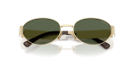 แว่นกันแดด Vogue VO4362S-848/9A Pale Gold Dark Green Polarized แว่นกันแดด Vogue VO4362S 848/9A close-up ด้านหน้า
