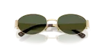 แว่นกันแดด Vogue VO4362S-848/9A Pale Gold Dark Green Polarized แว่นกันแดด Vogue VO4362S 848/9A close-up ด้านหน้า