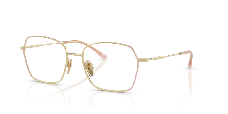 กรอบแว่นสายตา Vogue VO4366T-5193 Top Nude Light Gold Vogue VO4366T 5193 แว่นสายตาท็อปนู้ดทองอ่อน ผู้หญิง