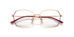 กรอบแว่นสายตา Vogue VO4366T-5194 Top Bordeaux Rose Gold แว่นสายตา Vogue VO4366T 5194 close-up ด้านหน้า