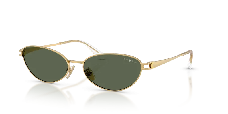 Vogue VO4369S 280/71 แว่นกันแดดสีทองเลนส์เขียวเข้ม ผู้หญิง