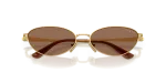 แว่นกันแดด Vogue VO4369S-280/73 Gold Dark Brown แว่นกันแดด Vogue VO4369S 280/73 close-up ด้านหน้า