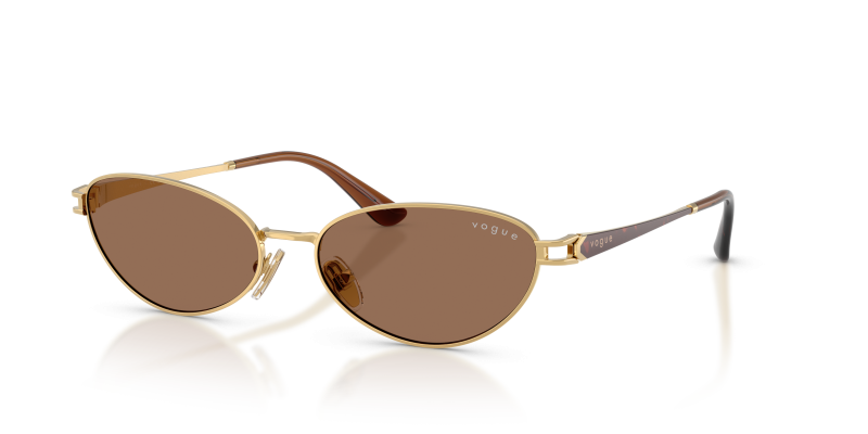 Vogue VO4369S 280/73 แว่นกันแดดสีทองเลนส์น้ำตาลเข้ม ผู้หญิง