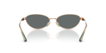 แว่นกันแดด Vogue VO4369S-515281 Rose Gold Dark Grey Polarized แว่นกันแดด Vogue VO4369S 515281 ขาแว่นด้านใน