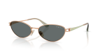 แว่นกันแดด Vogue VO4369S-515281 Rose Gold Dark Grey Polarized Vogue VO4369S 515281 แว่นกันแดดโพลาไรซ์สีโรสโกลด์เลนส์เทาเข้ม ผู้หญิง