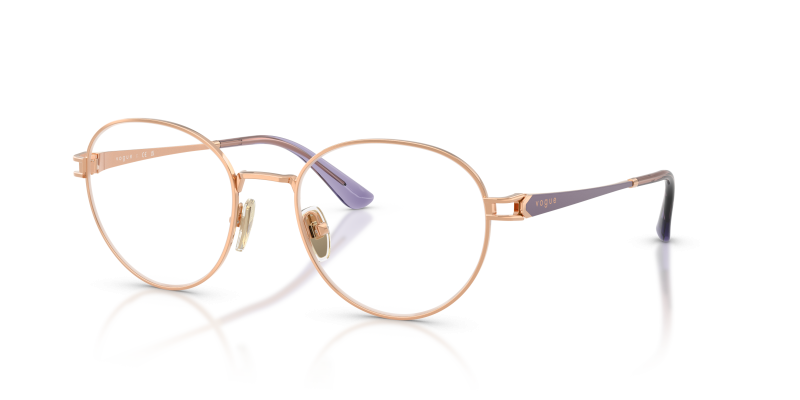 กรอบแว่นสายตา Vogue VO4370-5152 Rose Gold Vogue VO4370 5152 แว่นสายตาโรสโกลด์ สำหรับผู้หญิง