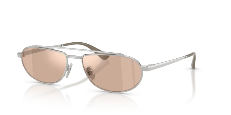 แว่นกันแดด Vogue VO4371S-323/5 Silver Light Pink Mirror Silver Vogue VO4371S 323/5 แว่นกันแดดสีเงินเลนส์ปรอทชมพู ผู้หญิง