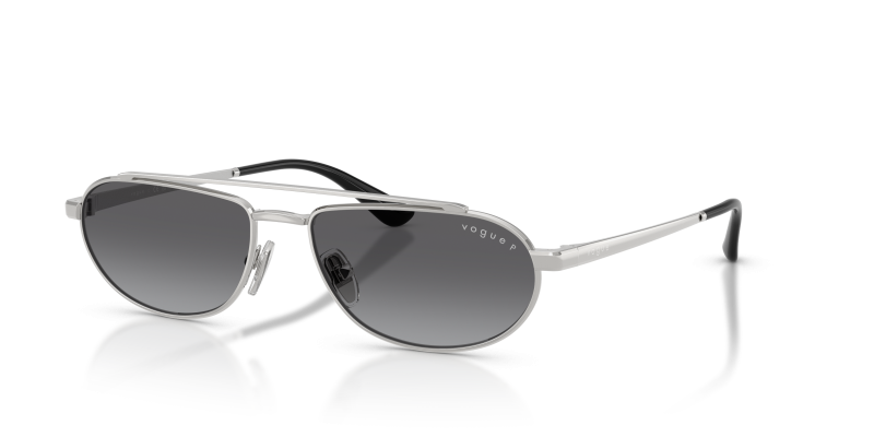 แว่นกันแดด Vogue VO4371S-323/T3 Silver Gradient Grey Polarized Vogue VO4371S 323/T3 แว่นกันแดดสีเงินเลนส์โพลาไรซ์เทาไล่ระดับ ผู้หญิง