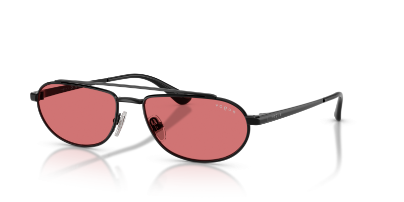 แว่นกันแดด Vogue VO4371S-352/75 Black Red Hiper Vogue VO4371S 352/75 แว่นกันแดดสีดำเลนส์แดงไฮเปอร์ ผู้หญิง