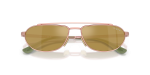 แว่นกันแดด Vogue VO4371S-52167I Pink Brown Mirror Gold แว่นกันแดด Vogue VO4371S-52167I close-up ด้านหน้า