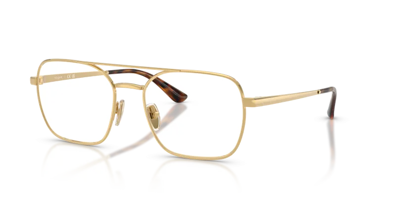 กรอบแว่นสายตา Vogue VO4372-280 Gold Vogue VO4372 280 แว่นสายตาทอง สำหรับผู้หญิง